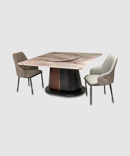 Marble Dining Table With chair DT-04