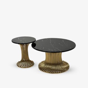Stylish Black Marble Center Table CT-16