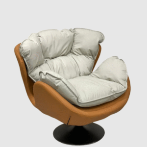 orange white Leisure Chair
