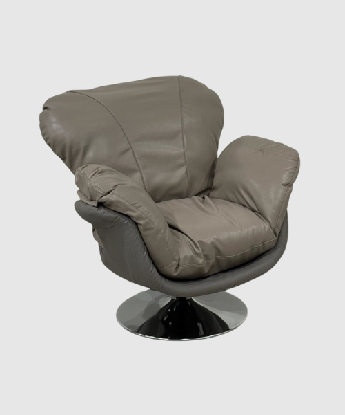 grey round Leisure Chair