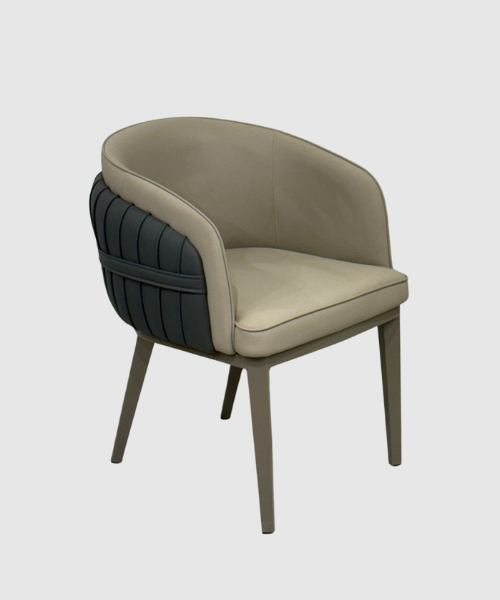 Grey lobby chair