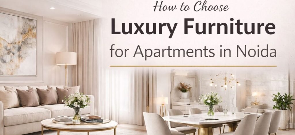 How to Choose Luxury Furniture for Apartments in Noida
