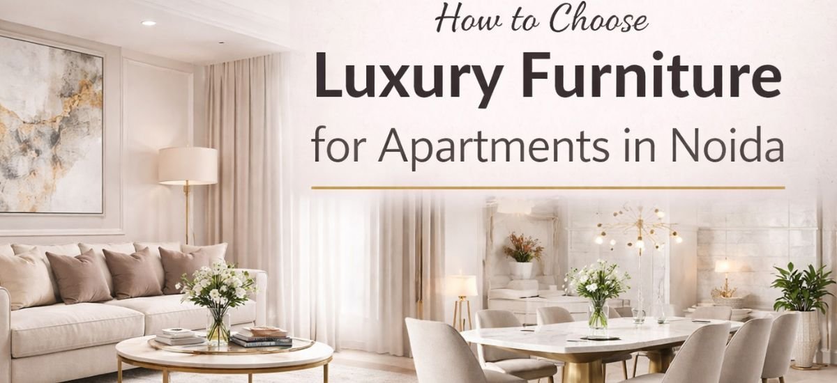 How to Choose Luxury Furniture for Apartments in Noida